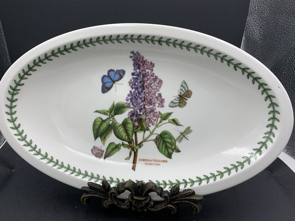 Portmeirion Botanic Garden Lilac Low Oval Sovereign Server EUC